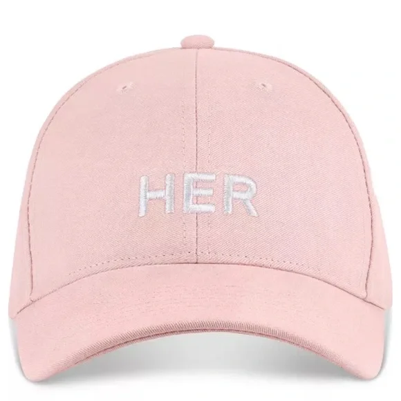 NWOT Burberry Her Blush Pink Hat - Picture 1 of 3